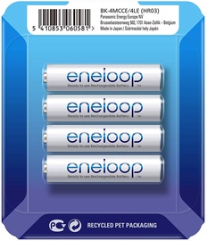 Įkraunamas elementas Panasonic, AAA, 750 mAh, 4 vnt.