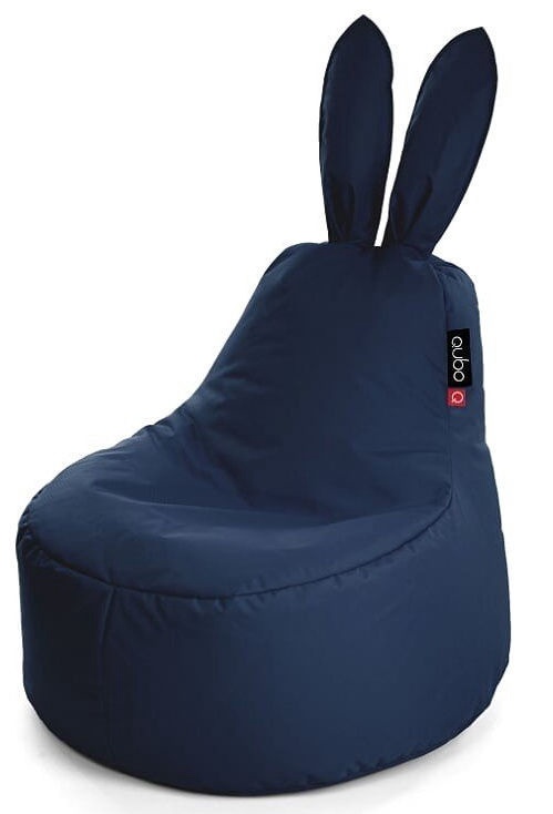 Кресло-мешок Baby Rabbit Blueberry Pop Fit, серый/темно-синий, 120 л