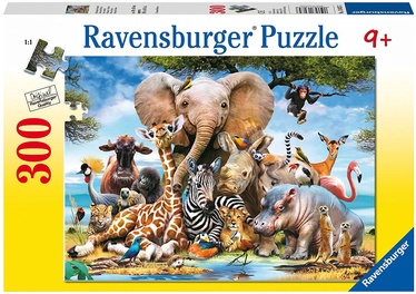 Dėlionė Ravensburger African Friends 13075, 300 dalių