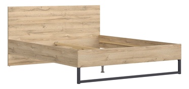 Black Red White Gamla Bed 160 Grandson Oak
