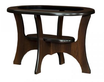 Bodzio S02 Oval Coffee Table Walnut