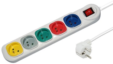 Esperanza Power Strip Rainbow 5 ELK104