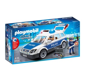 Konstruktor Playmobil City Action Squad Car With Lights & Sound 6920, plastik