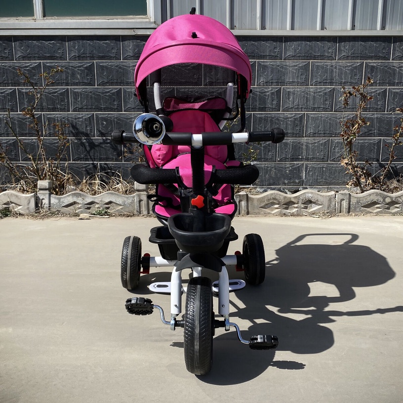 Kolmerattaline jalgratas EcoToys Tricycle YM-BT, roosa