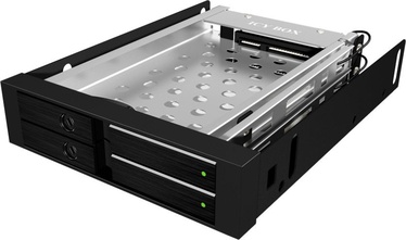 ICY BOX IB-2227StS 3.5'' Mobile Rack for 2x 2.5'' SATA HDD/SSD