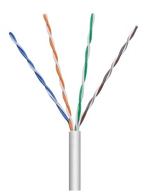 Techly Cat. 5e U/UTP Cable Stranded 305m Gray
