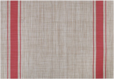 Home4you Textiline Table Mat Beige/Red