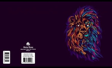 Jānis Roze Notebook JR9 60 Pages Lion