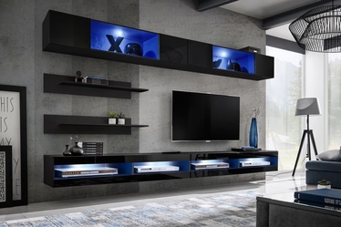 ASM Fly T3 Living Room Wall Unit Set Black