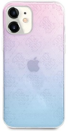 Чехол для телефона Guess, Apple iPhone 12 mini, голубой/светло-розовый
