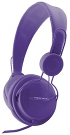 Ausinės Esperanza EH148 Sensation Audio Stereo Headphones Violet