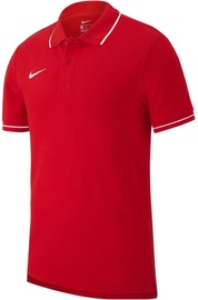 Nike Men's T-Shirt Polo Team Club 19 SS AJ1502 657 Red 2XL