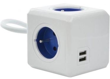 Allocacoc 2402BL/FREUPC Power Extension Blue/White