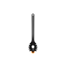 Šaukštas makaronams Fiskars, 37 cm, juoda/oranžinė, plastikas