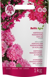 Mēslojums rododendriem, azālijām, hortenzijām Baltic Agro, granulēts