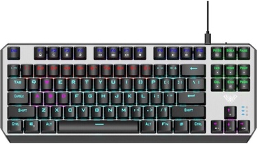 Клавиатура Aula Aegis Blue EN, серебристый