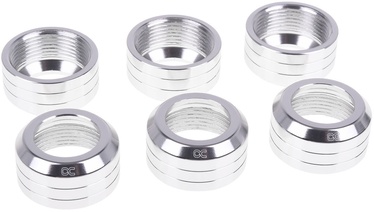 Alphacool Eiszapfen 13mm Pack of 6 Silver Matte