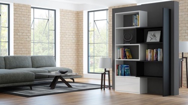 Plaukts Cama Meble Paco Transformer Black/White