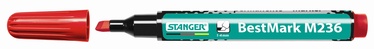 Stanger M236 BestMark Permanent Marker 1-4mm 10pcs Red 712006