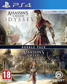PlayStation 4 (PS4) mäng Ubisoft Assassin's Creed Origins and Odyssey Double Pack