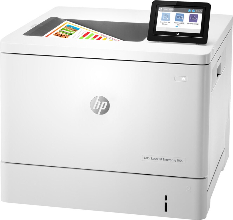 Lāzerprinteris HP LaserJet Enterprise M555dn, krāsains
