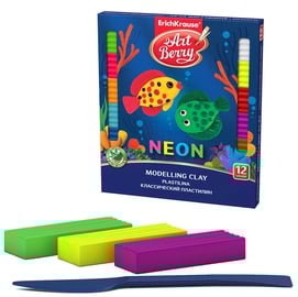 ErichKrause Modelling Clay Neon 12pcs