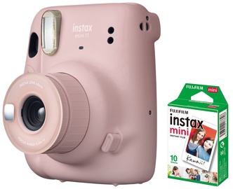 Kiirkaamera Fujifilm Instax Mini 11 Blush Pink + Instax Mini 10 Sheets