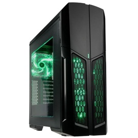 Kolink Vault Midi Tower Window Insulated Black/Green