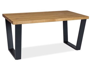Signal Meble Valentino B Coffee Table/Bench 110x60cm Oak/Black