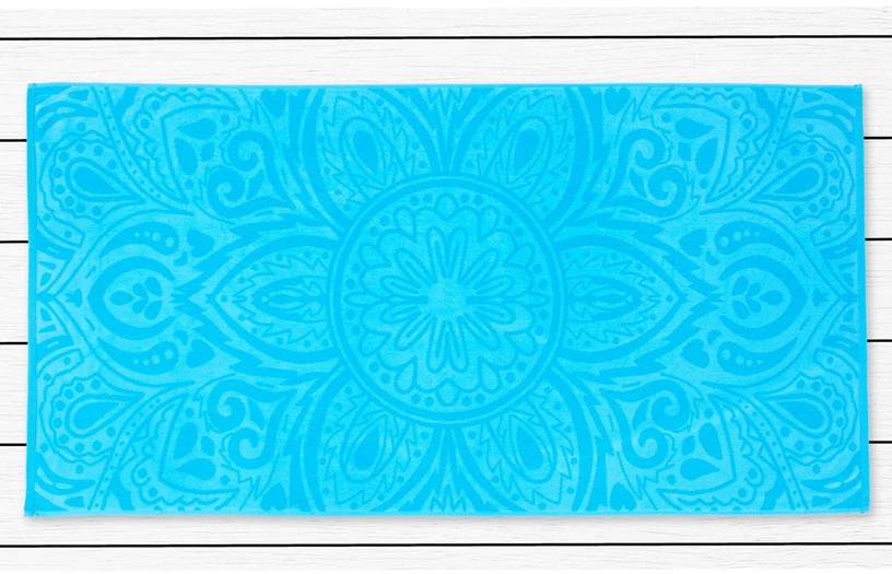 Полотенце пляжный DecoKing Mandala, синий