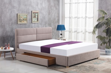 Кровать Merida, 160 x 200 cm, бежевый, с решеткой