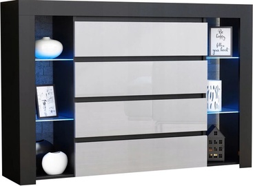 Pro Meble Milano 4SZ Black/White