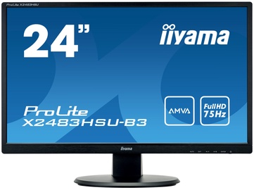 Monitors Iiyama X2483HSU-B3, 23.8", 4 ms