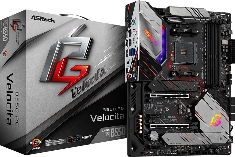 Mātesplate ASRock B550 PG Velocita