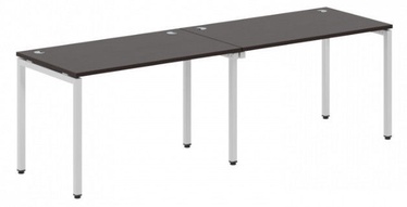Skyland Xten-S XWST 2470 Writing Desk 240x70x75cm Legno Dark/Aluminium