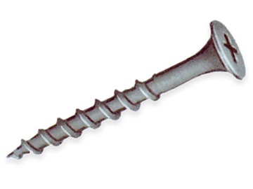 Koka skrūve Haushalt PH2, 3.5 x 32 mm, pelēka, 500 gab.