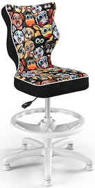 Детский стул Entelo Petit HC+F Size 4 ST28 Black/Animals, 370x350x950 мм