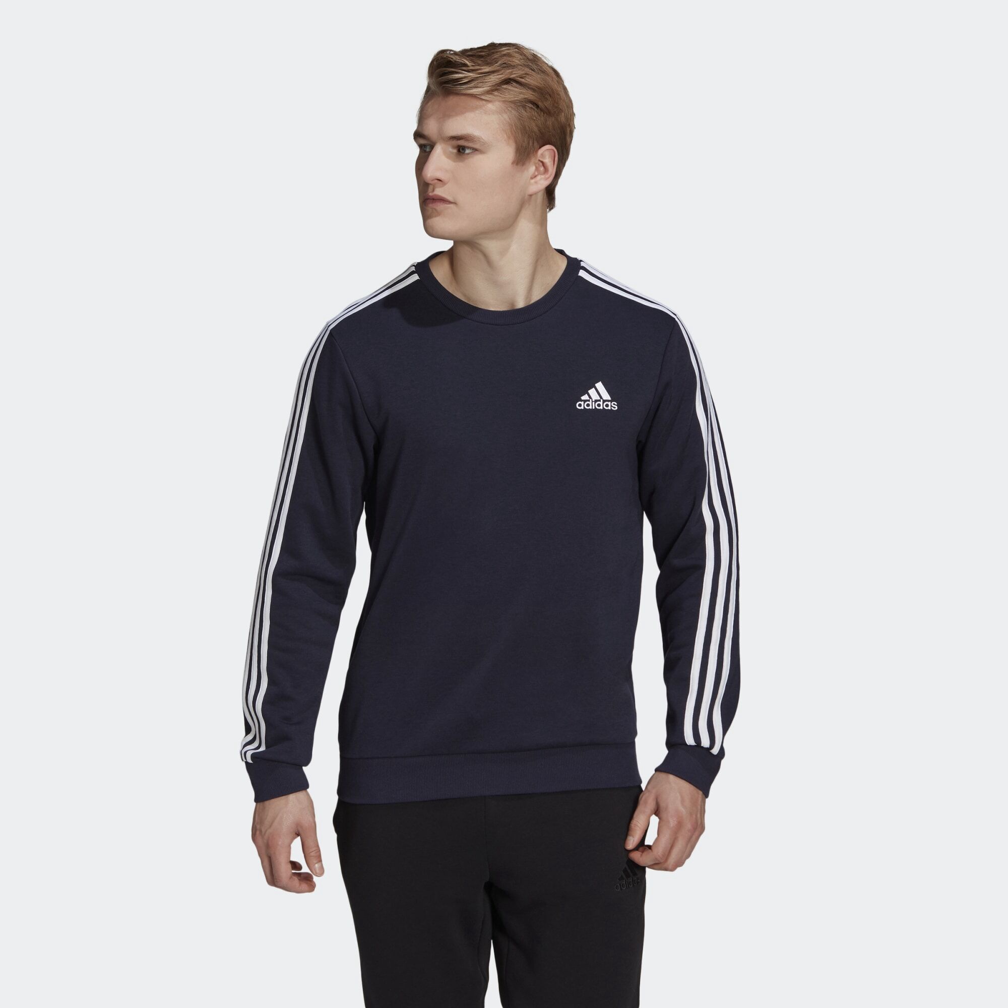 adidas essentials sweatshirt navy