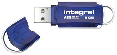 USB atmintinė Integral Courier FIPS 197, USB 3.0, 8 GB