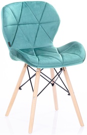 Стул для столовой Homede Silla Velvet Turquoise, 4 шт.