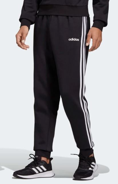 essential 3 stripes tapered cuffed pants