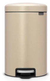 Atkritumu tvertne Brabantia NewIcon Mineral Golden Beach, 12 l