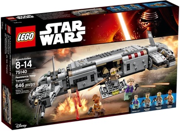 Конструктор LEGO Star Wars Resistance Troop Transporter 75140, 646 шт.