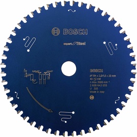 Bosch 2608643055 Circular Saw Blade Expert For Steel 184mm Blue
