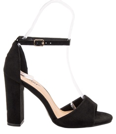 Czasnabuty Suede Heel Sandals Black 41
