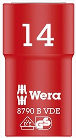 Муфта Wera Cyclops Socket Wrench Bit 8790 B VDE Insulated With 3/8 "drive 14mm