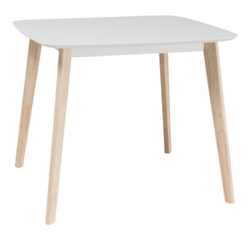 Pusdienu galds Signal Meble Tibi Oak/White, 900x800x750 mm