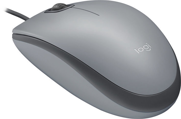 Kompiuterio pelė Logitech M110 Silent, pilka