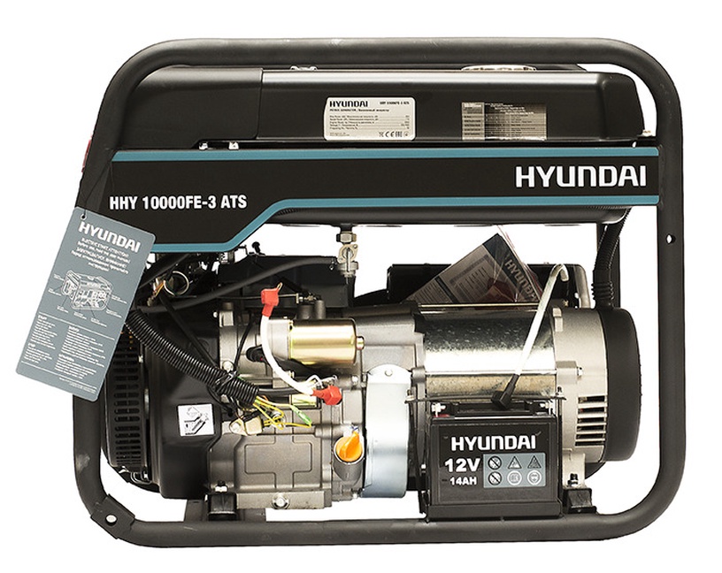 Generatorius benzininis Hyundai HHY 10000FE-3 ATS, 7500 W - Senukai.lt