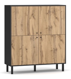 Vivaldi Meble Bospe Sideboard Black/Wotan Oak